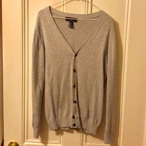 Light Grey Cardigan from 21Men